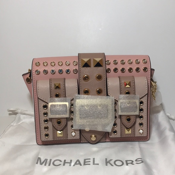 last 1 Michael Kors Hayden studded crossbody bag - Picture 6 of 8